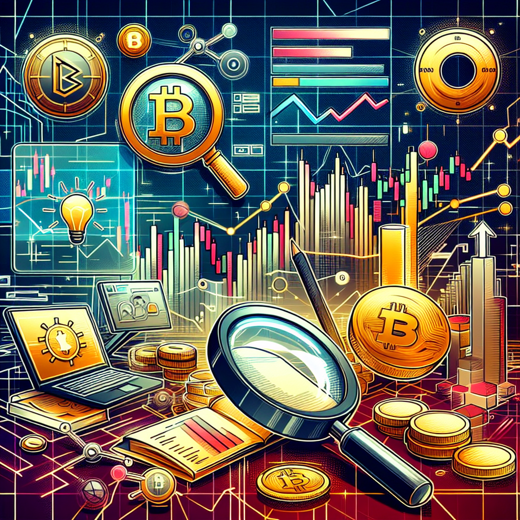 A dynamic illustration showcasing vibrant market action with essential trading tools and indicators for crypto scalpers in a visually engaging and energetic style.